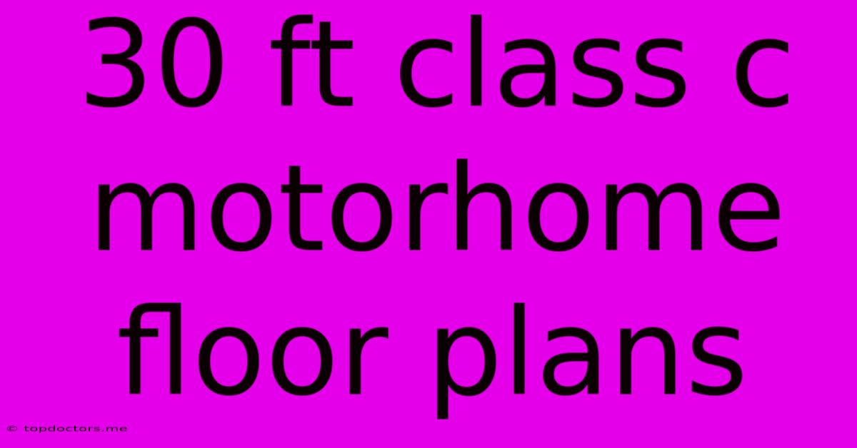 30 Ft Class C Motorhome Floor Plans 30 Ft Class C Motorhome Floor Plans