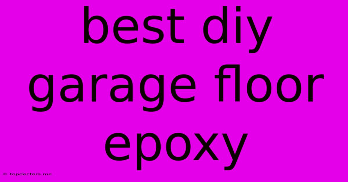 Best Diy Garage Floor Epoxy Best Diy Garage Floor Epoxy