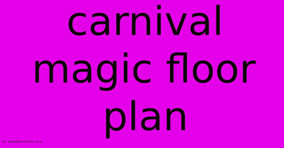Carnival Magic Floor Plan