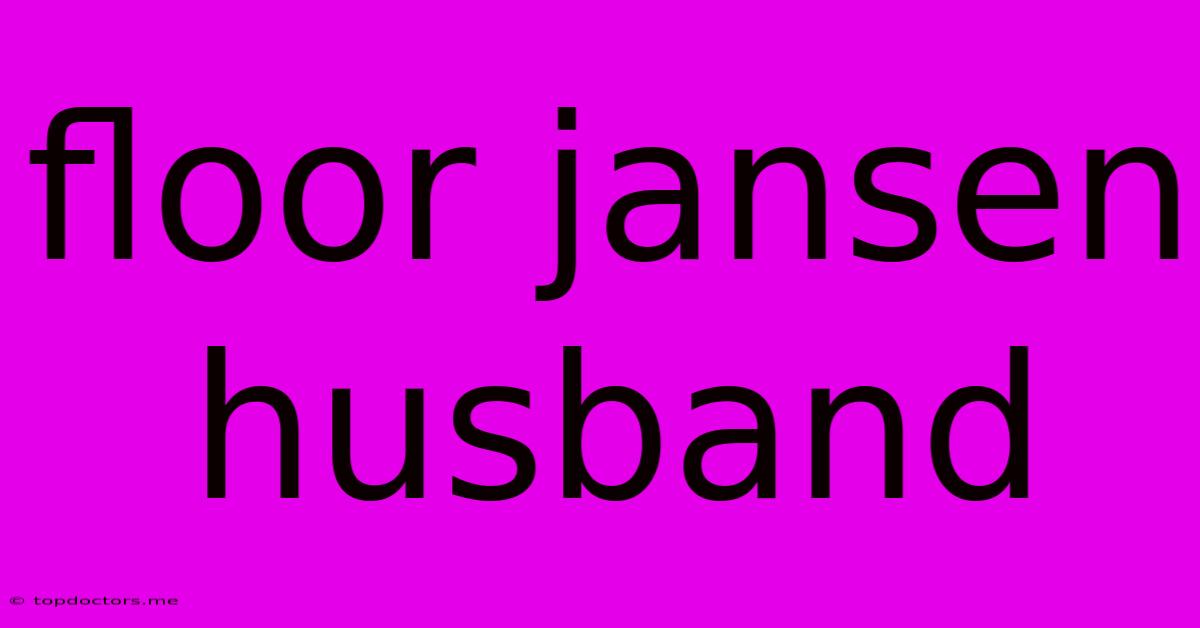 Floor Jansen Husband