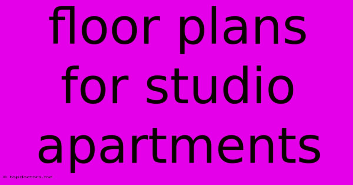 Floor Plans For Studio Apartments Floor Plans For Studio Apartments