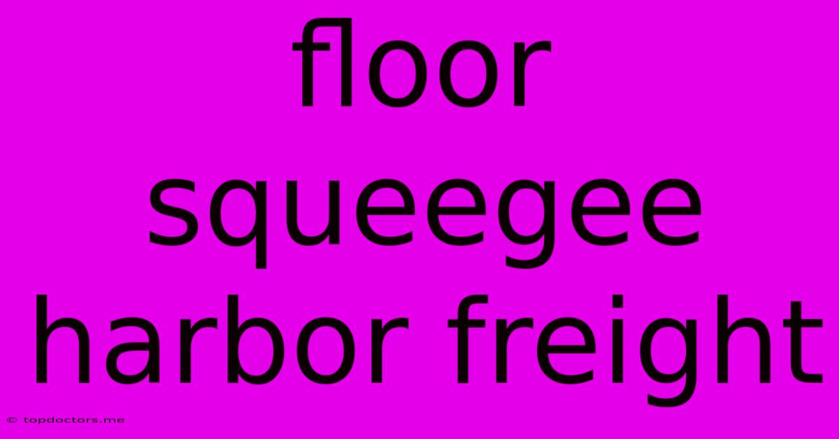 Floor Squeegee Harbor Freight Floor Squeegee Harbor Freight
