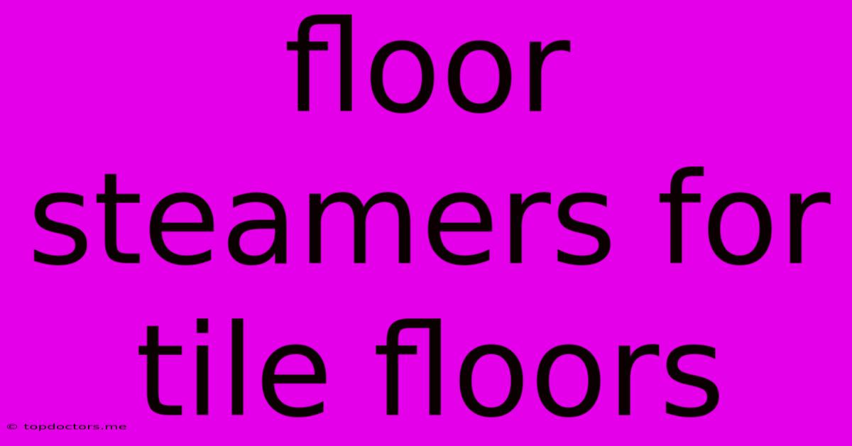 Floor Steamers For Tile Floors Floor Steamers For Tile Floors