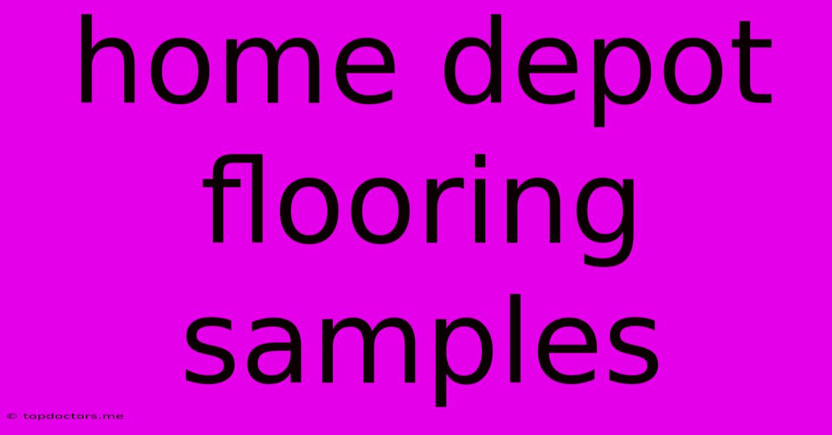 Home Depot Flooring Samples Home Depot Flooring Samples