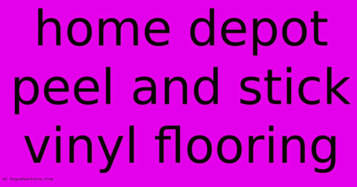 Home Depot Peel And Stick Vinyl Flooring Home Depot Peel And Stick Vinyl Flooring