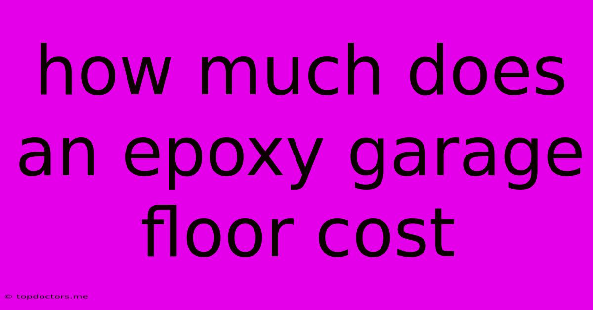 How Much Does An Epoxy Garage Floor Cost How Much Does An Epoxy Garage Floor Cost