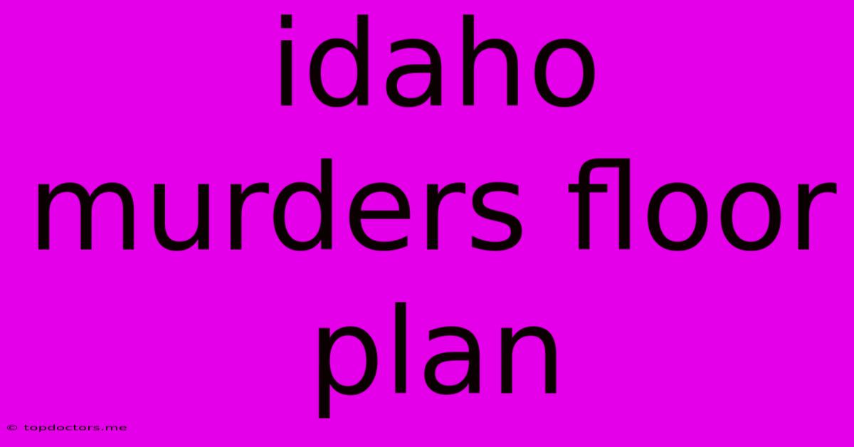 Idaho Murders Floor Plan
