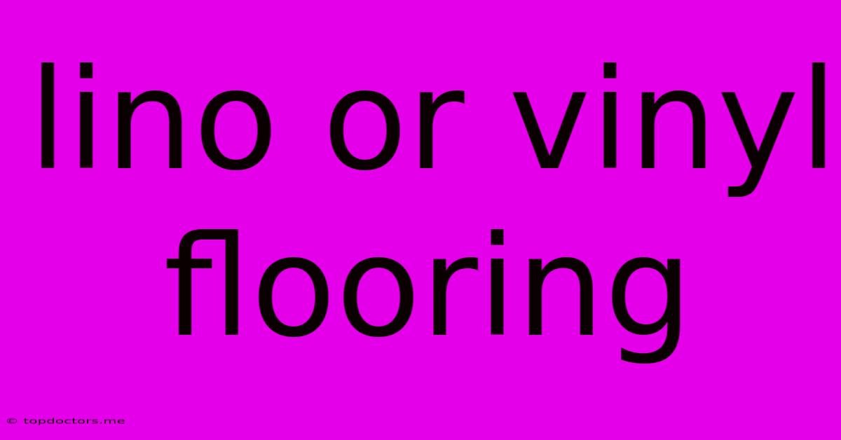 Lino Or Vinyl Flooring Lino Or Vinyl Flooring