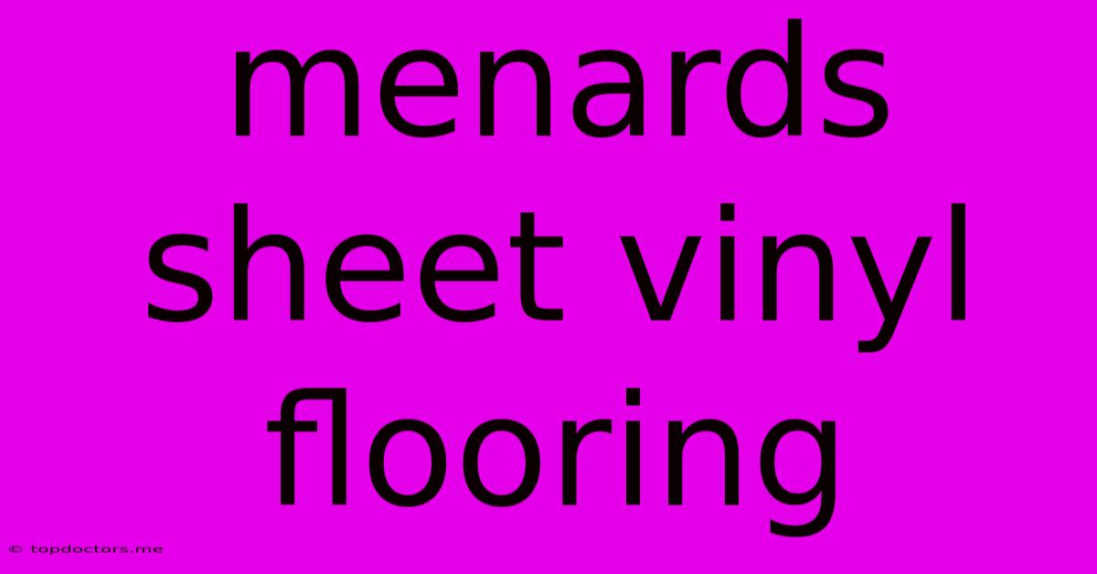 Menards Sheet Vinyl Flooring Menards Sheet Vinyl Flooring