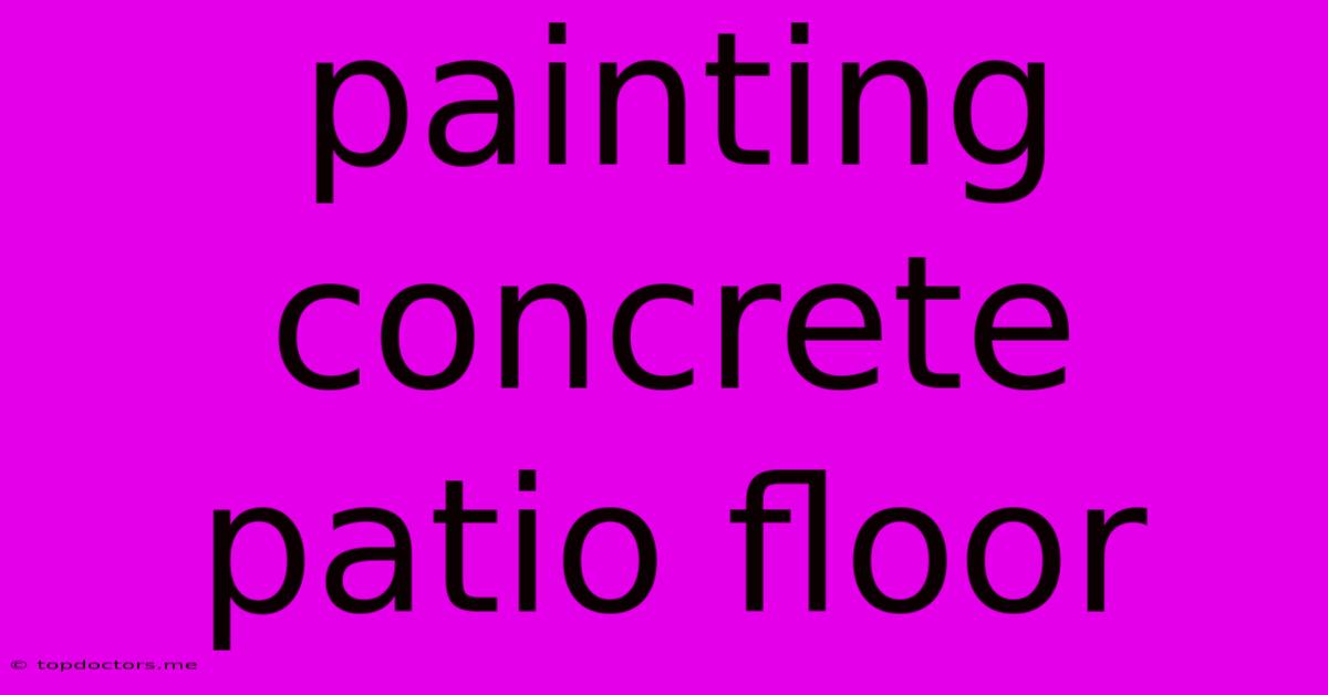 Painting Concrete Patio Floor Painting Concrete Patio Floor