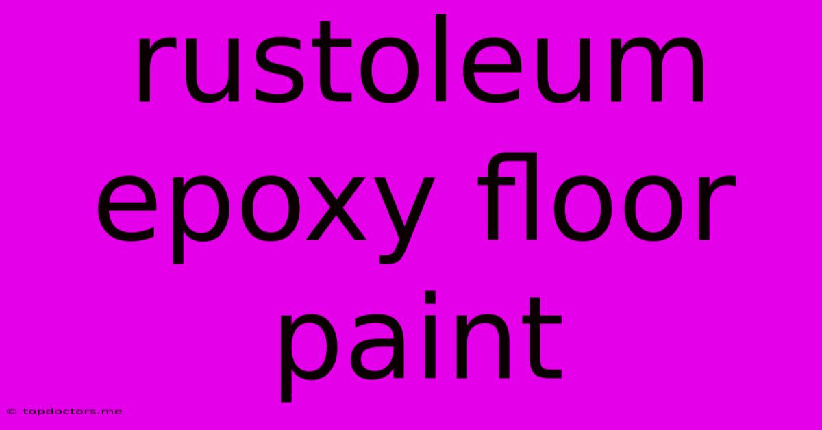 Rustoleum Epoxy Floor Paint Rustoleum Epoxy Floor Paint