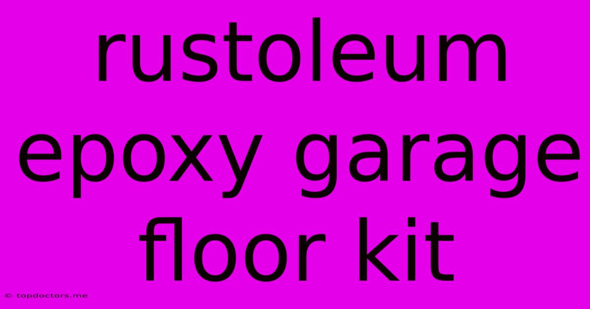 Rustoleum Epoxy Garage Floor Kit Rustoleum Epoxy Garage Floor Kit