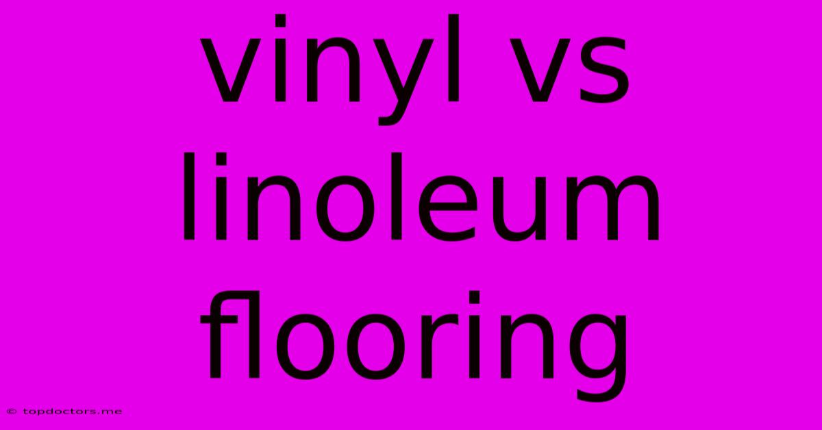 Vinyl Vs Linoleum Flooring Vinyl Vs Linoleum Flooring